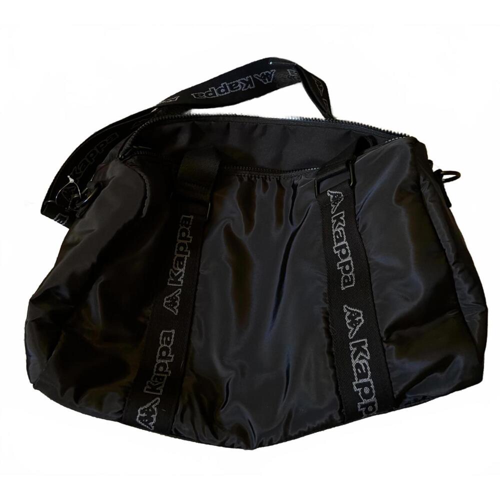 NWT Kappa Black Gym Bag with Logo Strap